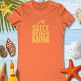 Women's 'Salty Beach Mom' Beachy Tee