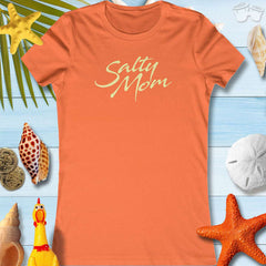 Women's 'Salty Mom' Tee - T-Shirt for Beach Lovers 🌴