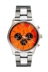 Beyond Boring Watch Company Men's Chronograph - Orange Dial - 100m