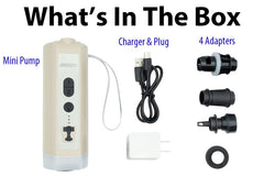 Sea Eagle Boats 1.8 PSI, 450L/min Mini-Pump 3-IN-1 Electric Air Pump w/ Built-in Flashlight