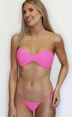 Forever Young Pipeline Women's Bandeau Bikini Top with Removable Strap