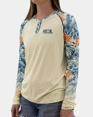 Women's 'Erin' Long Sleeve Fishing Henley