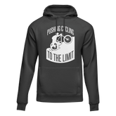 Outdoorzees Unisex Pushing Cycling To The Limit' Fleece Hoodie