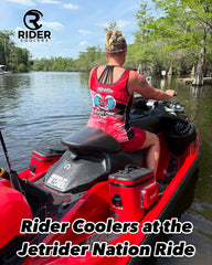 Rider Coolers NEW RC102 Red 10 can jet ski cooler set of 2