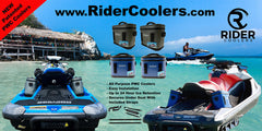 Rider Coolers *****BLOW OUT SALE***** Rider PWC Coolers Jet Ski Coolers Set of 2 Blue coolers