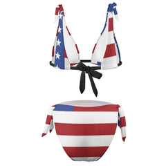 LuxLife Women's USA Two-Piece Bikini Swimsuit