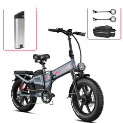 Wallke H9 AWD E-Bike, Foldable, 1600W Dual Motor