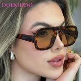 Women's Square Polarized Sunglasses with UV400 Protection