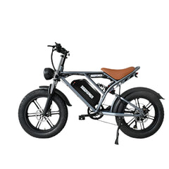 Deepower S7/S7Pro Off-Road Electric Bicycle, 20" Fat Tires, Dual Battery 48V/20-55Ah