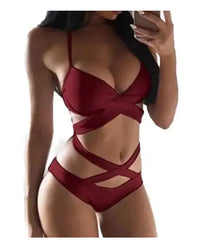 Women's Strappy Two-Piece Bikini Swimsuit