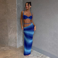 Sexikinis Only You Women's Three-Piece Swimsuit with Long Skirt