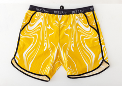 Women's 'Marble' Retro Swim Shorts