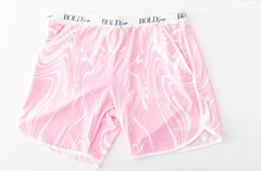Women's 'Marble' Retro Swim Shorts