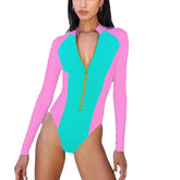 Sexikini Women's Long Sleeve One-Piece Swimsuit