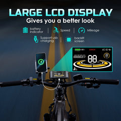 Eddes Z20 Adult eBike - 52V 750W, 17Ah Battery, Top Speed 20 MPH