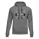 Unisex Adult's 'Ski Family' Fleece Hoodie
