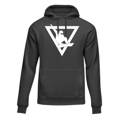 Unisex Adult's Snowboarder Geometry Fleece Hoodie