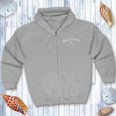 Unisex 'Old Junonia Sheller's Club' Zip Hoodie Sweatshirt - Shelling Clothes