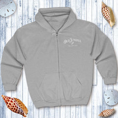 Unisex 'Old Junonia Sheller's Club' Zip Hoodie Sweatshirt - Shelling Clothes