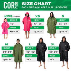 Girl's XXS or XS Waterproof Swim Parka - Pink