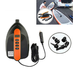 16 PSI, 70L/min SUP Surf Paddle Board Canoe Inflatable Boat Car Bike High Pressure Electric Air Pump, Single Inflater, 12V