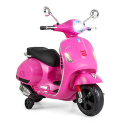 6V 4.5Ah Kids Ride On Licensed VESPA with Music and Training Wheels