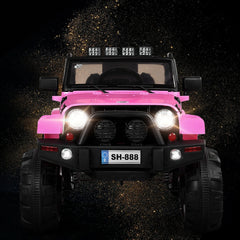 12V Kids Remote Control Riding Truck with LED Lights