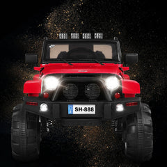 12V Kids Remote Control Ride On Truck with LED Lights