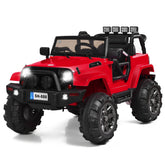 12V Kids Remote Control Ride On Truck with LED Lights