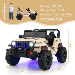 12V 7Ah Kids Ride On Jeep with 2.4G Remote Control