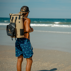 Dry Pocket Waterproof Floating Backpack Cooler With Dry Bag