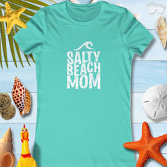 Women's 'Salty Beach Mom' Beachy Tee