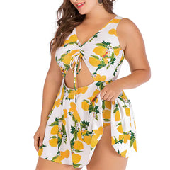 Women's Plus Size One-Piece Monokini Swimsuit