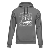 Outdoorzees Unisex 'I Fish And Know Things' Hoodie