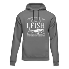 Outdoorzees Unisex 'I Fish And Know Things' Hoodie