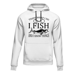Outdoorzees Unisex 'I Fish And Know Things' Hoodie