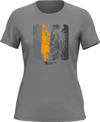 Outdoorzees Women's Fishing Grunge Bars T-Shirt