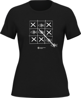 Outdoorzees Women's Fish Tick Tack Toe T-Shirt