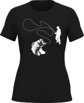 Outdoorzees Women's Fishing Lines T-Shirt