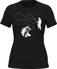 Outdoorzees Women's Fishing Lines T-Shirt