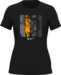 Outdoorzees Women's Fishing Grunge Bars T-Shirt