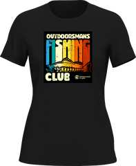 Outdoorzees Women's 'Outdoorsman Fishing Club' T-Shirt