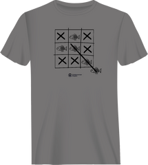 Outdoorzees Unisex Fish Tick Tack Toe T-Shirt