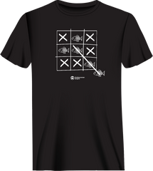 Outdoorzees Unisex Fish Tick Tack Toe T-Shirt