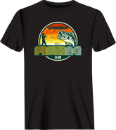 Outdoorzees Unisex 'Outdoorsman Fishing Club' 80 T-Shirt
