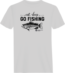 Outdoorzees Unisex 'Eat Sleep Go Fishing' T-Shirt