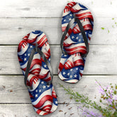 Unisex Patriotic Flip Flops