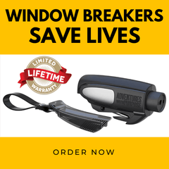 Adventures With Purpose 2-in-1 Emergency Window Breaker & Seatbelt Cutter