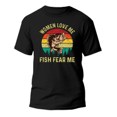 Outdoorzees Unisex 'Women Love Me Fish Hate Me' T-Shirt