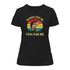 Outdoorzees Women's 'Women Love Me Fish Hate Me' T-Shirt